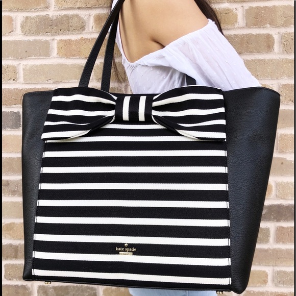 Gaby’sBags👜💕- NWT Kate Spade Large Tote Bow - Picture 2 of 7